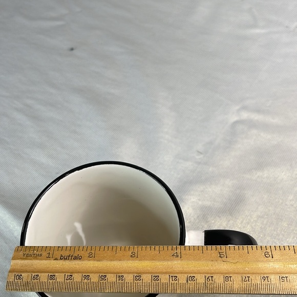 Petrageous Designs Dog Dad Hand Crafted Mug Black White Embossed 12oz - Picture 8 of 9